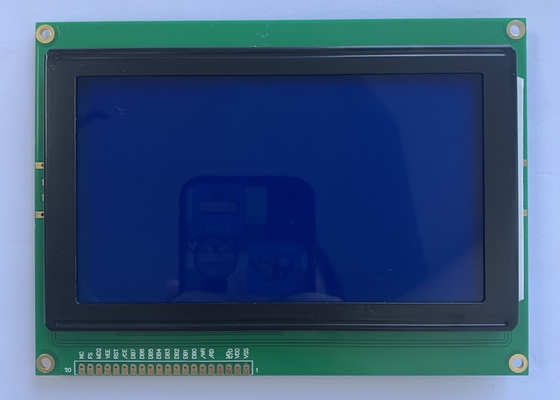 5.1 inç STN Mavi Grafik Tek Renkli LCD Modül 240x128 Nokta Vuruşlu Ekran