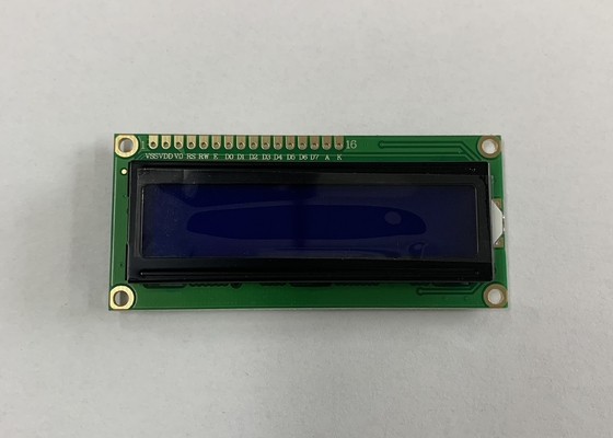 1602 Karakter LCD Ekran Monokrom STN Mavi Alfanümerik LCD 16X2