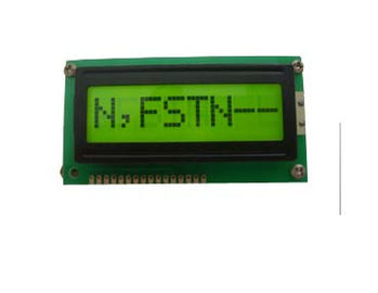 SGS / ROHS Sertifikası RYB0801A ile STN 8x1 Karakter LCD Modülü