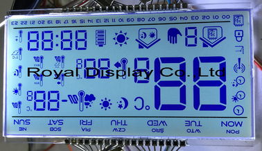 RYD1201AA Özel LCD Panel Mavi Beyaz Sarı Düşük Güç Tüketimi