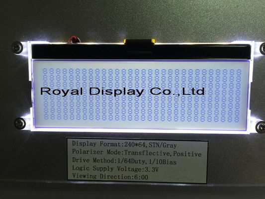 Çin Fabrika Fiyatı Özelleştirilmiş 240X64 FSTN Grafik LCD Ekran Modülü Stn Pozitif Tek Renkli LCD Modülü