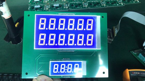 Beyaz Blacklight ile Özelleştirilmiş Yakıt İkmal Ekranı STN Negatif Mavi AktarıcıDispenser Yakıt İkmal Makinesi LCD Ekran