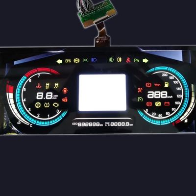 Mono Stn 3.3V TFT LCD Dairesel Ekran Modülü FSTN Araba İçin Pozitif