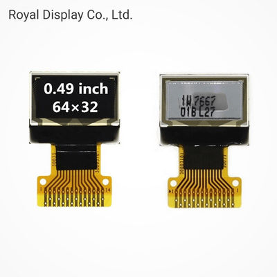 64X32 Nokta OLED Ekran Modülü Spi Paralel 0.49&quot; SSD1306 Mono LCD Ekran