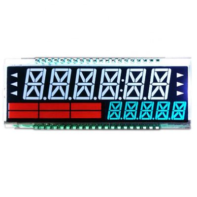 TN Negatif Tip Özel LCD Ekran 14 Segment Monokrom PIN Konnektörü