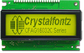 160*32 Grafik LCD Modülü Sarı-yeşil CFAG16032C-YYH-TT ST7920 Geniş Sıcaklık
