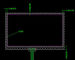 350cd/m2 4.3in Rezistif Dokunmatik LCD Panel CDG8671-7.0 IPS LCD Ekran