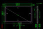 350cd/m2 4.3in Rezistif Dokunmatik LCD Panel CDG8671-7.0 IPS LCD Ekran
