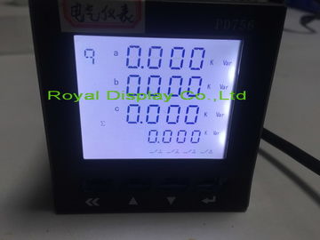 FSTN Pozitif Tek Renkli Lcd Panel Modülü Düşük Güç Tüketimi