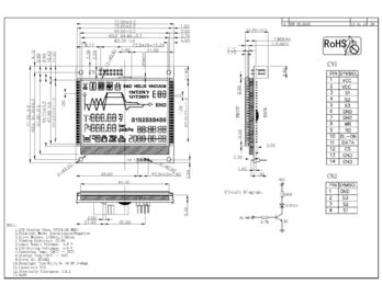 Küçük Lcd Panel Ekran, Tft Ekran Paneli STN Negatif LCD Tipi
