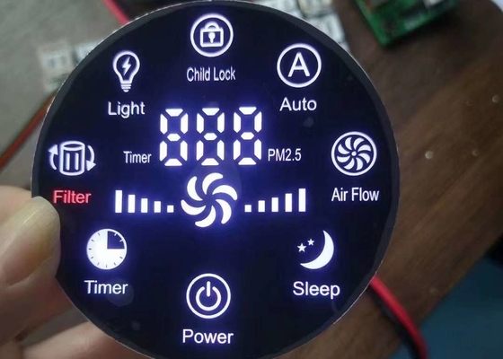 Özel LED Ekran Yedi Segment Ekran Ev İçin Çok Renkli Alfanümerik 7 Segment LED