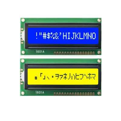 1601A Dot Matrix COB 8-Bit MPU Arayüzü 16x1 Karakter STN Mavi Negatif LCD Modülü