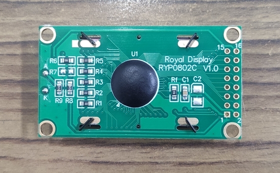 8X2 FSTN/ Pozitif Karakter Monokrom LCD Ekranı Beyaz LED Kara Işıklı