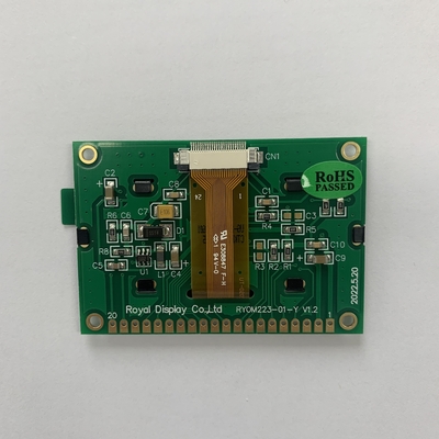 8 Bit Paralel 2.23' OLED LCD Ekranı 128X32 Nokta Sarı/Beyaz/Yeşil Yazı Tipi