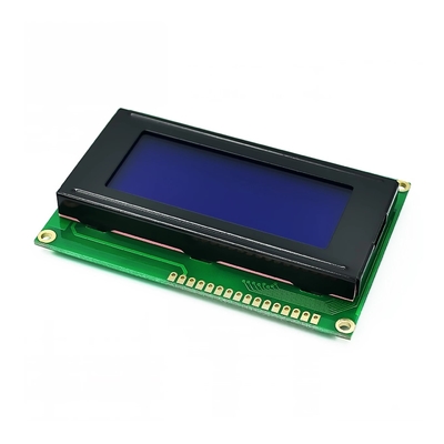Yüksek çözünürlük 1604 Karakter STN Mavi Negatif LCD Ekran 16X4 Tek renkli