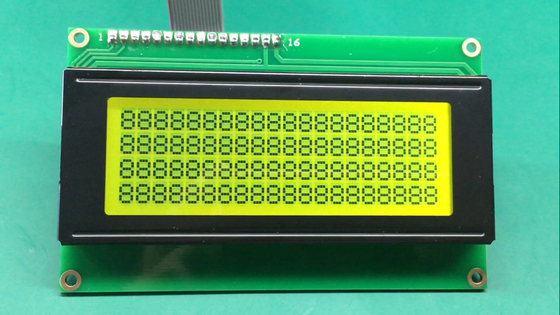 RY-C204LYILYW STN SPLC780D1-021A IC ile Sarı - Yeşil Karakter LCD Modülü