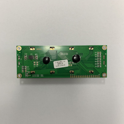 16 * 2 Büyük Boyutlu STN LCD Modülü IC ST7065 ile Negatif Mavi Monokrom