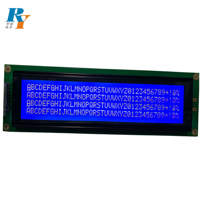 40*4 Karakter STN LCD Modülü Mavi Monokrom Negatif ST7065/7066 ile Büyük Boyut