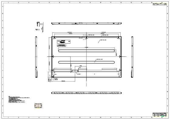 Innolux 21.5 Inch G215HCJ-L02 TFT LCD Modülü 1920*RGB*1080 Siyah 5.0V Ekran