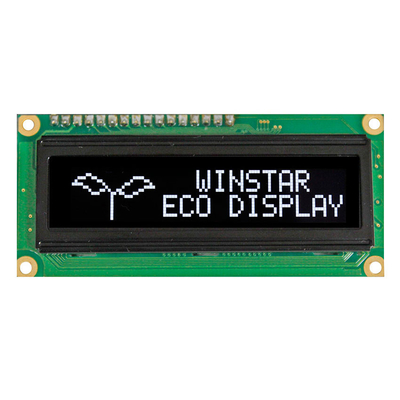 2.4'' 100*16 Nokta Tek renkli OLED Modülü Endüstriyel/Tıbbi Ekran WEG010016A