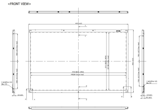 21.5 '' TFT LCD Full HD LG Ekranı 1920 * 1080 RGB Serbest Görünüm Yüksek Kontrast Orijinal