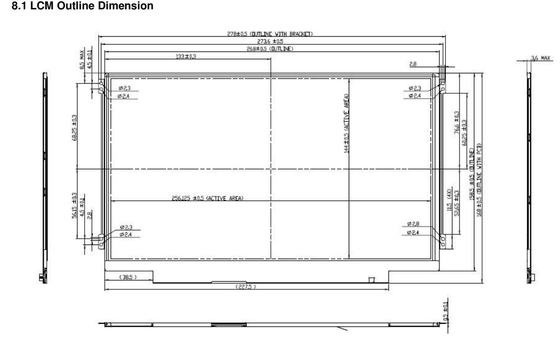 11.6''' TFT LCD Modülü 1366*768 RGB LVDS arayüzü AUO B116XW03 V0 dizüstü bilgisayar için