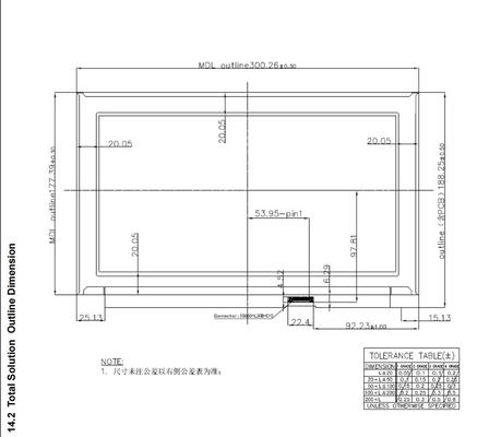 13.3''TFT LCD Modülü Innolux 1920*1080 RGB Yüksek Kontrastlı Dizüstü Kitap Ekranı Geniş Görünüm Monitörü