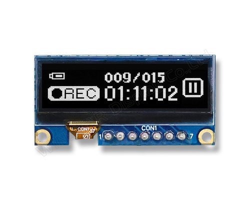 1.3' 128*40 Grafik Mono Sh1106 Spi I2c Geniş Sıcaklık OLED