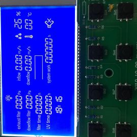Geçirgen Negatif Stn Tek Renkli Lcd Modülü Cob Rohs Sgs Uzun Ömürlü