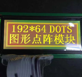 STN Tipi 192x64 Çözünürlük Grafik LCD Modülü Sarı + Yeşil Renkli 19264 Nokta