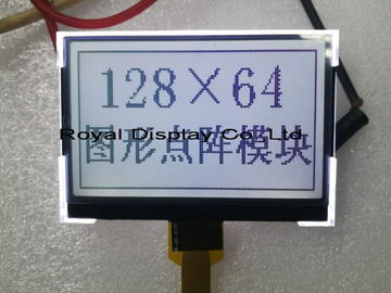 3V 12864 Çözünürlüklü Sıvı Kristal COG LCD Modülü Tek Renkli Lcd Ekran