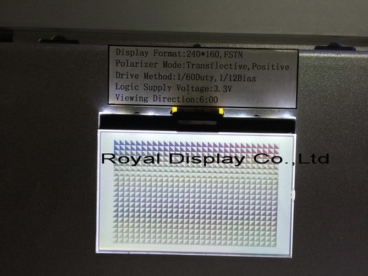 240X160 nokta STN UC1611S Beyaz Renkli Tek Renkli Grafik Dokunmatik Ekran Modülü LCD Dişli Modülü