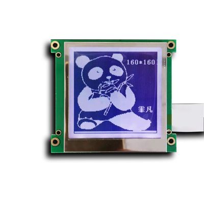 Özelleştirilmiş RY160X160 nokta sFFC FSTN Tek Renkli Grafik Ekran Modülü COB FPC Sürücüsü IC UC1698