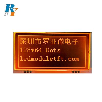 Sıcak Satış 128X64 Nokta St7565p Turuncu Blacklight İletken LCD Modül Ekran FSTN FPC Lehimleme