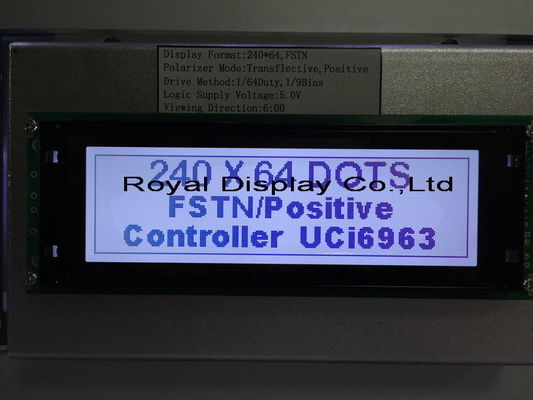 ODM OEM Stn FSTN Tip 240X64 Cog Stn Monokrom 24064 LCD Grafik Modülü Ekranı