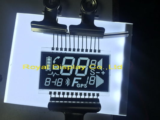 Radyo Ekipmanı Tıbbi Ekipman için Dijital Sinyal Paralel 45mA 7 Segment LCD Ekran Modülü STN Özelleştirme