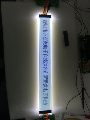 Özel Dot Matrix LCD 372 × 32 nokta FSTN Ekran Siyah Işıklı Transflektif Pozitif Mono Grafik LCD Modülü