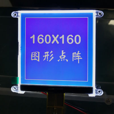 160*160 60mA Grafik LCD UC1698u Cog FSTN DOT Matrix LCD Ekran Mavi ROHS ISO