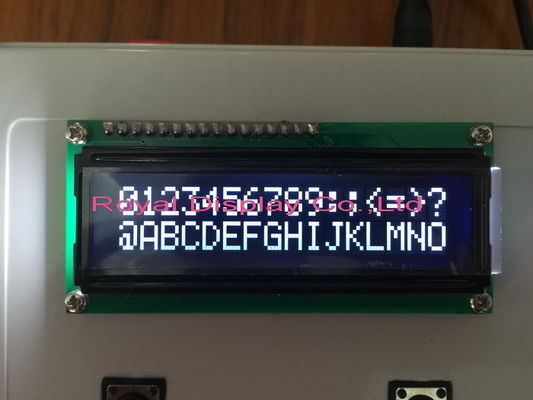 Küçük 16X2 COB Karakteri Paralel Arayüz Yg Ekran Beyaz Arka Işık COG LCD Ekran Modülü