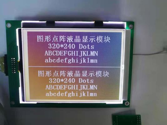 320X240 Nokta Özel Boyutlu Konnektör Rtp FSTN Pozitif Monokrom Panel LCD Modülü