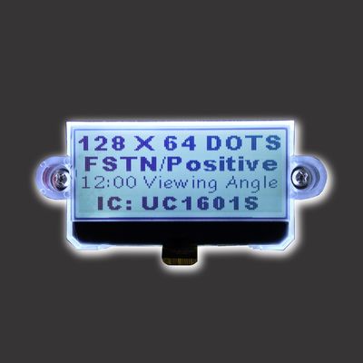 12864 Nokta Pozitif Küçük Boy Beyaz/Amber LED arkadan aydınlatmalı 3V Seri Paralel Sıvı Kristal Ekran LCD Modülü