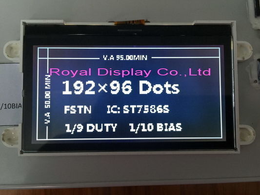 Stn Grafik 192x64 Nokta Mono LCD Modül FSTN FFC Paralel Arayüz