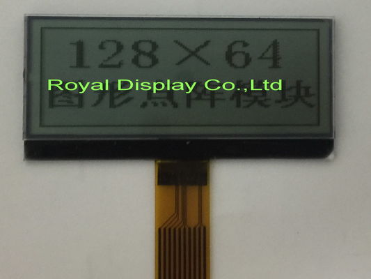 FSTN FFC 3V 128X64 Nokta Beyaz/Amber LED aydınlatmalı ST7565R POS için Grafik LCD Ekran