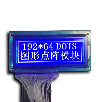 Tek Renkli Dfstn 192 × 64 Nokta Dişli LCD Ekran Arka Planı COB FFC FSTN