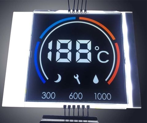 Transflektif FSTN Özel Mono LCD Panel Yedi Segment LCD Panele ULAŞIN