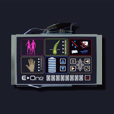 Transflektif FSTN Özel Mono LCD Panel Yedi Segment LCD Panele ULAŞIN