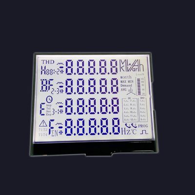 Özel Elektrikli Va Tn Htn Stn 3.3V FSTN Mono Tıbbi Ekipman Enstrümanı 7 Segment LCD Modülü TN pozitif LCD VA Paneli
