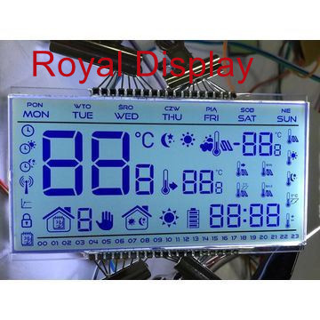 Tek Renkli Segment 6 Haneli Özel Yakıt Dağıtıcı LCD Ekran