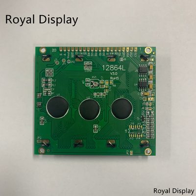 128X64dots STN Sarı Yeşil Grafik LCD Ekran Monokrom COB LCD Modülü