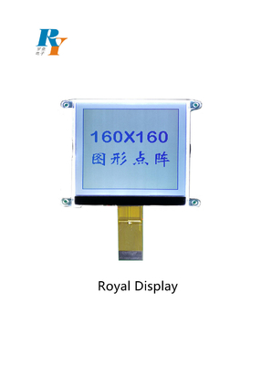 160X160 Nokta FSTN LCD Modülü FFC Konektörü Monokrom 3.3V Paralel